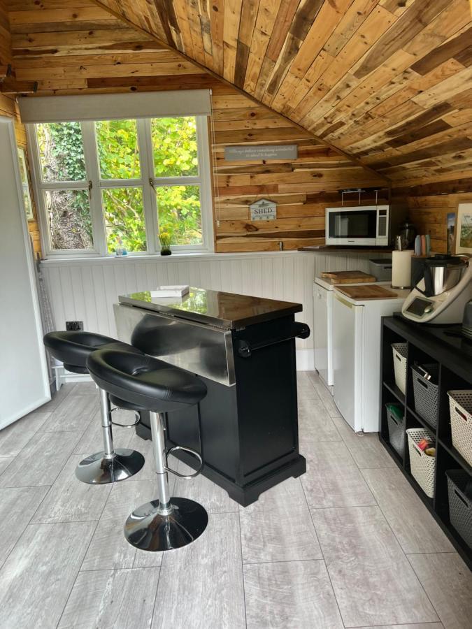 The Shed . A Cosy, Peaceful, 96% Recycled, Chalet. Swansea Exterior photo